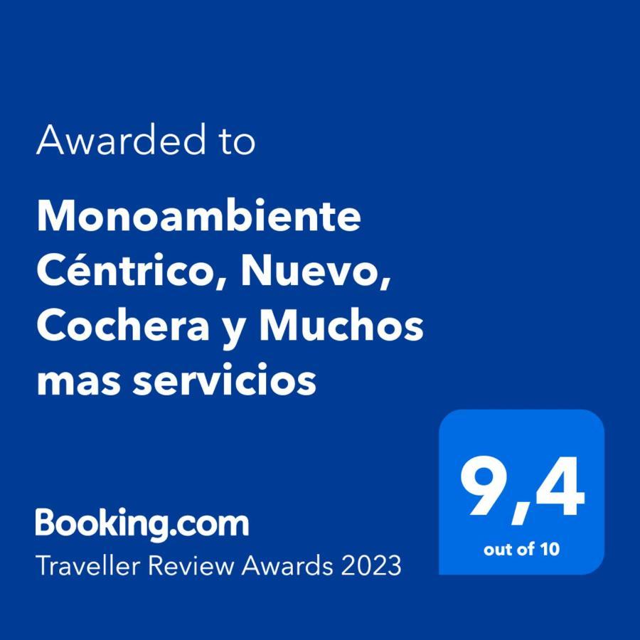 Monoambiente Centrico, Nuevo, Cochera Y Muchos Mas Servicios